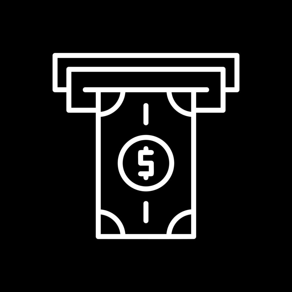 Money Withdrawal Vector Icon Design