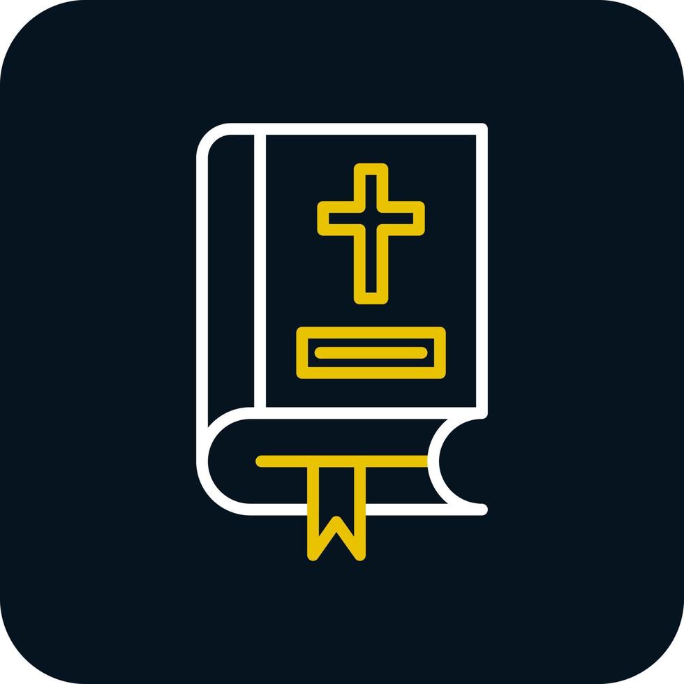 diseño de icono de vector de biblia