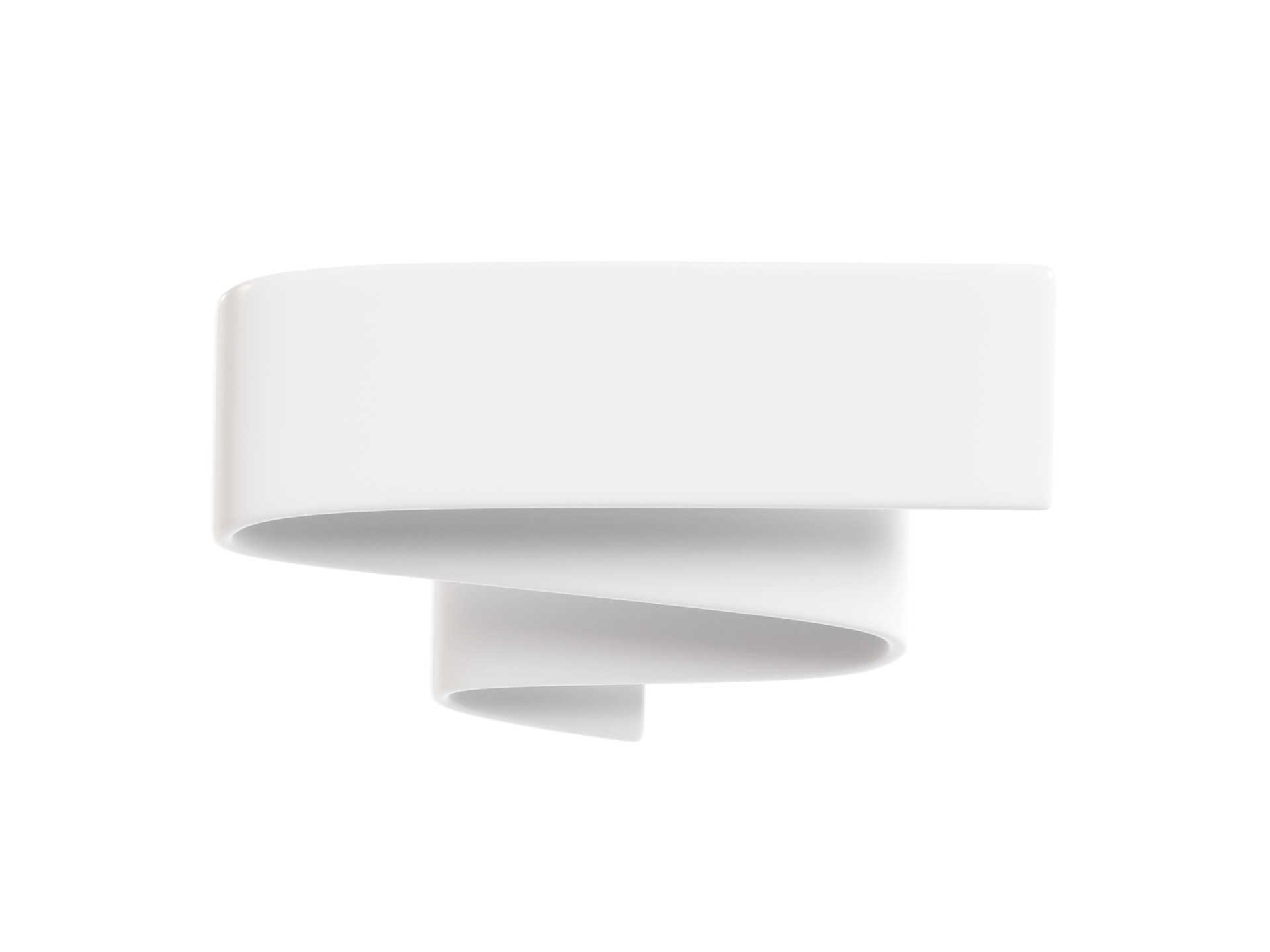 Free Ribbon banner 3d render white sale text box. 21254743 PNG with