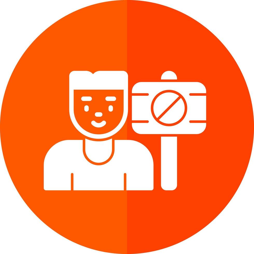 Protester Vector Icon Design