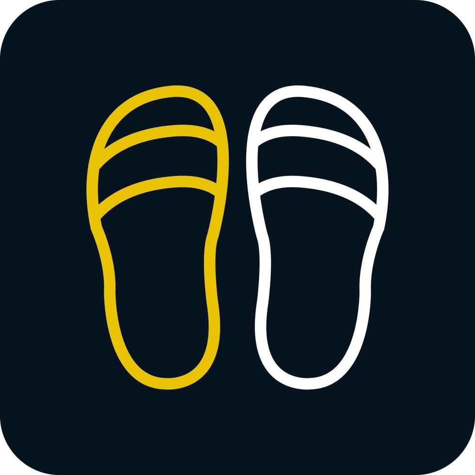 Slippers Vector Icon Design