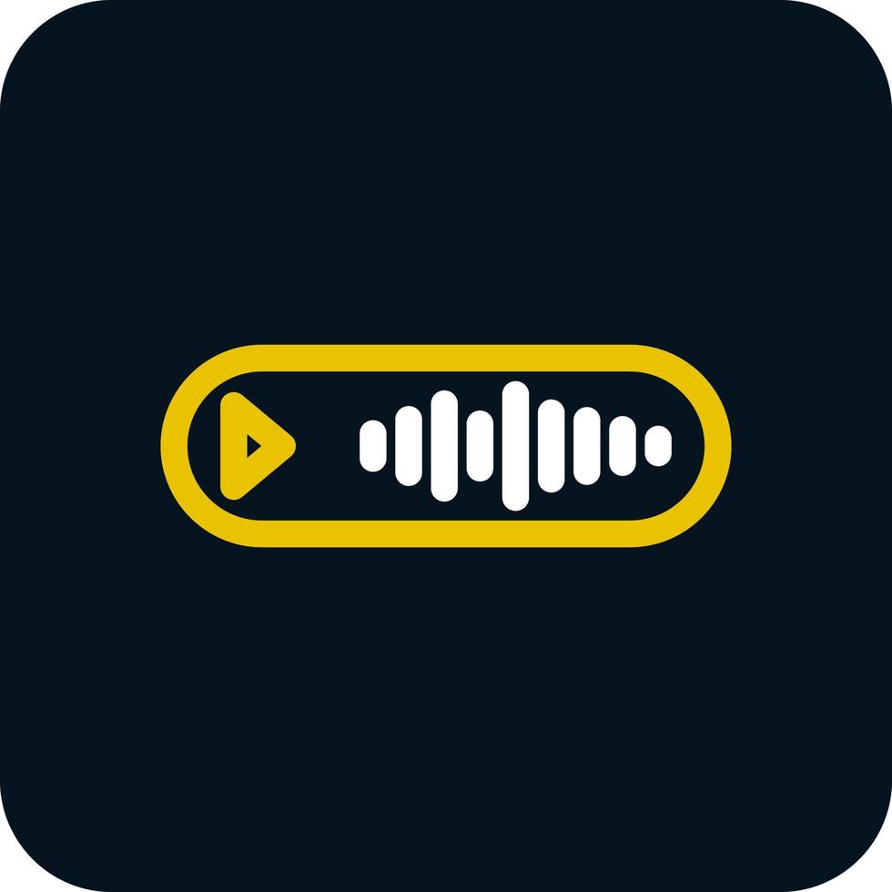 Voice Message Vector Icon Design