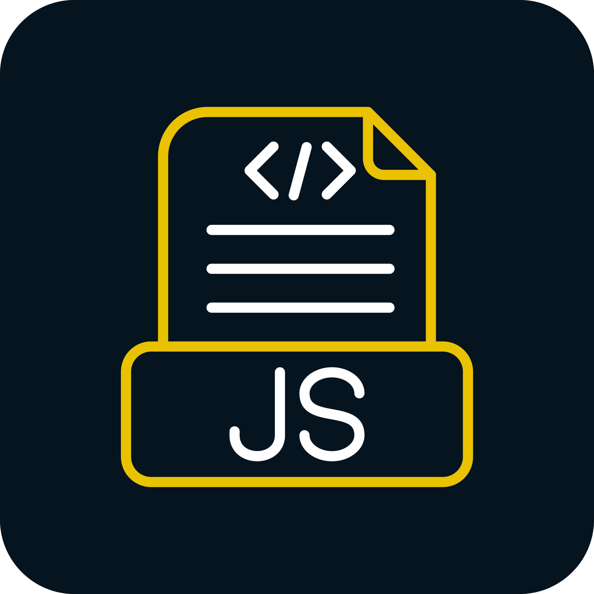 Javascript File Vector Icon Design 21255165 Vector Art at Vecteezy