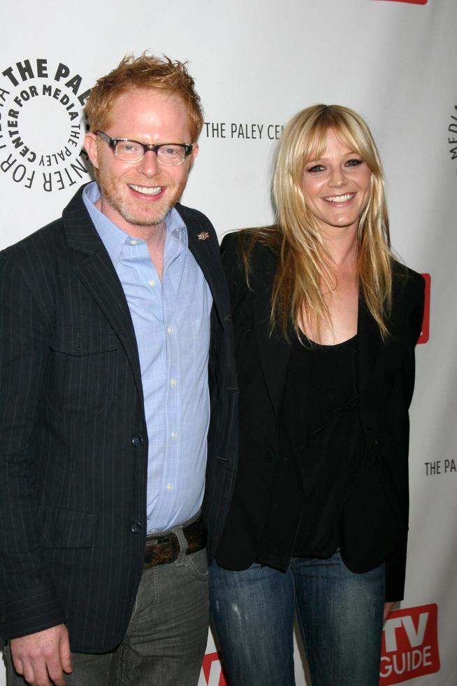 Jesse Tyler Ferguson  Molly Stanton arriving at theFox Fall08 Preview at the Paley Center for Media in Beverly Hills CA onSeptember 5 20082008 photo