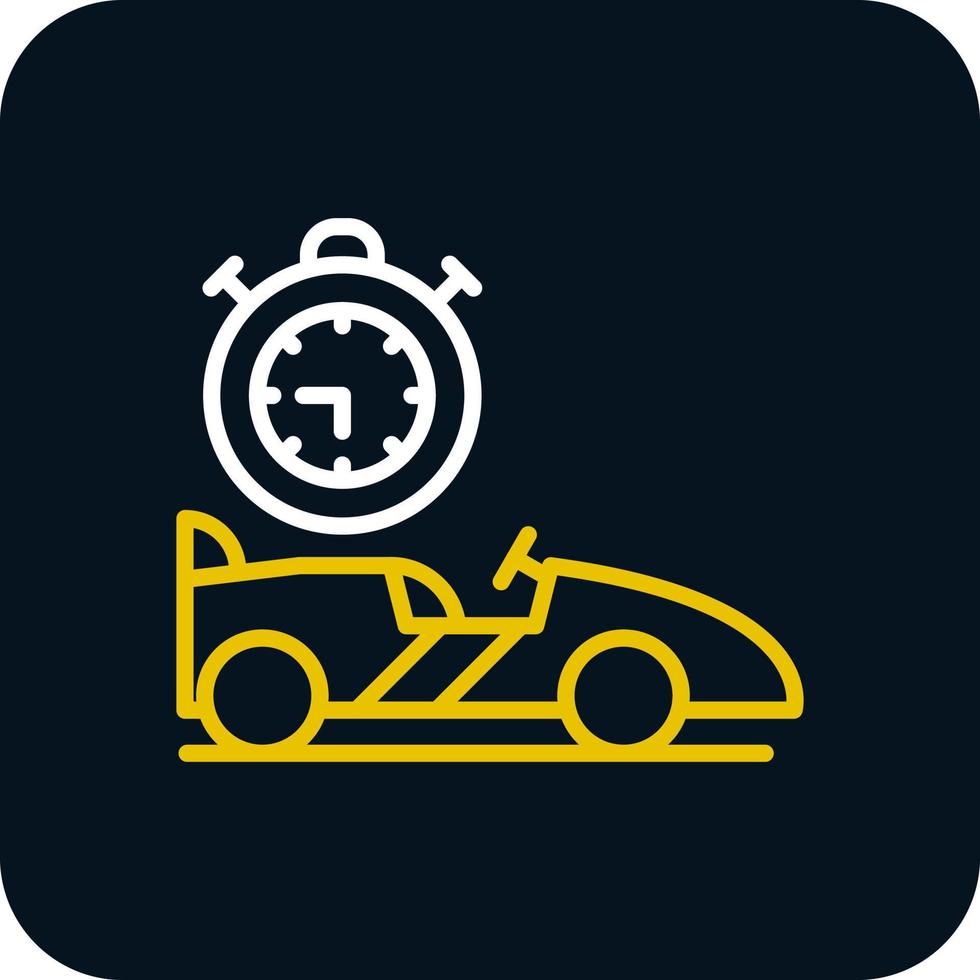 Race Stopwatch Vector Icon Design