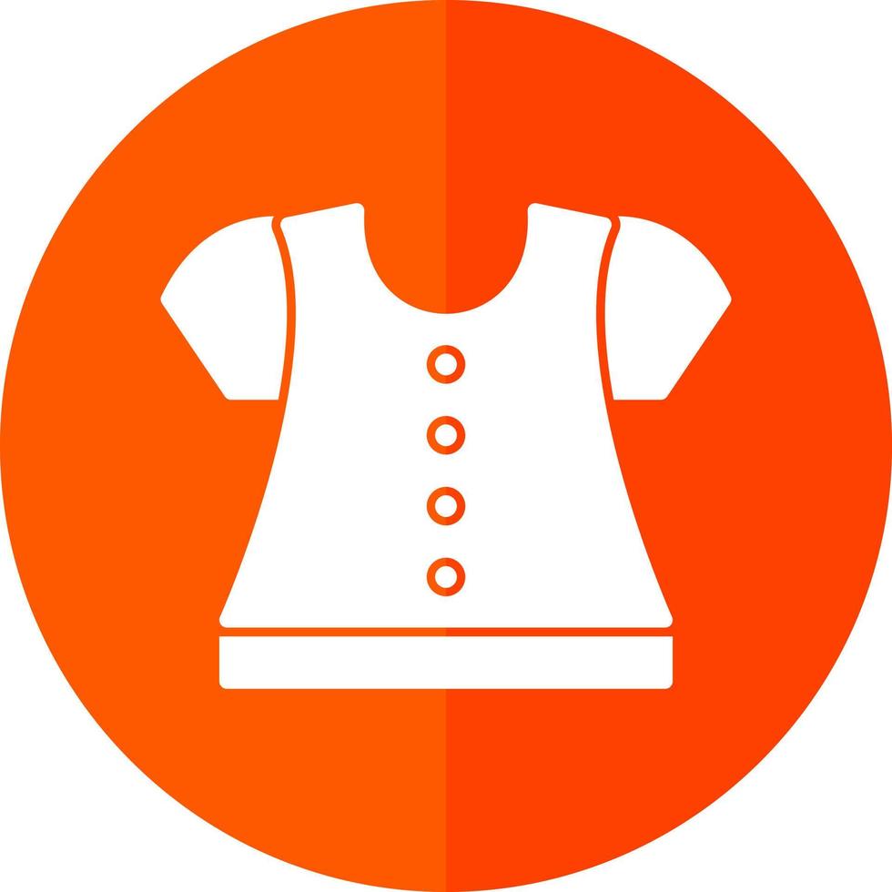 diseño de icono de vector de blusa