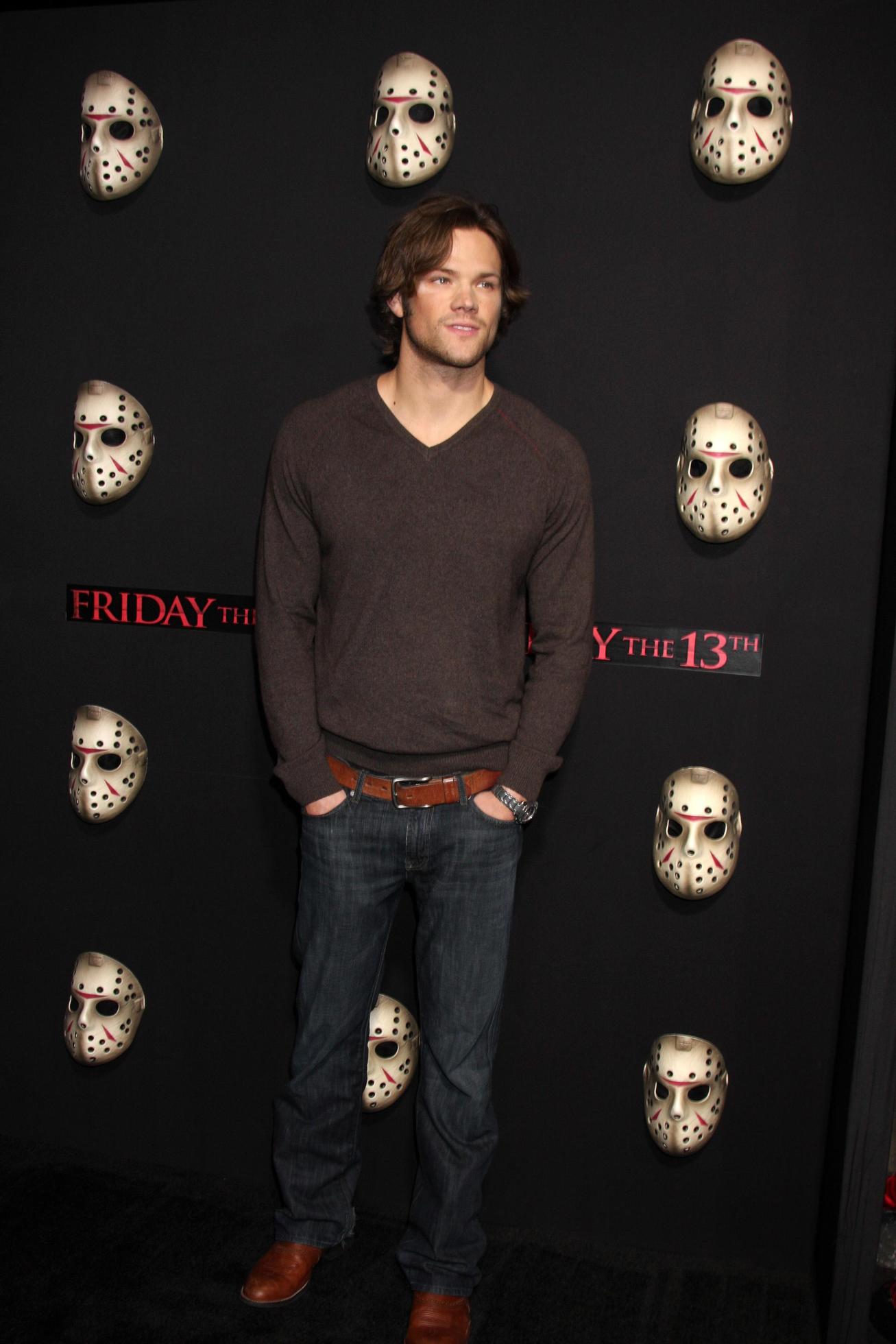 Jared Padalecki arriving at the Friday the 13th 2009 Premiere at Manns