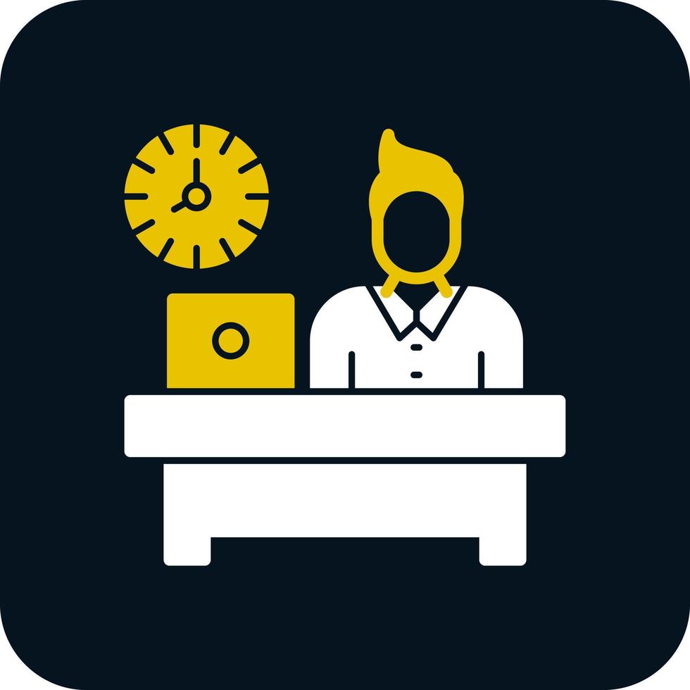 Overtime Vector Icon Design