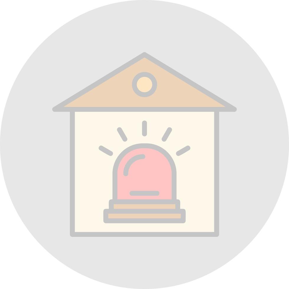 Security Alarm Vector Icon Design