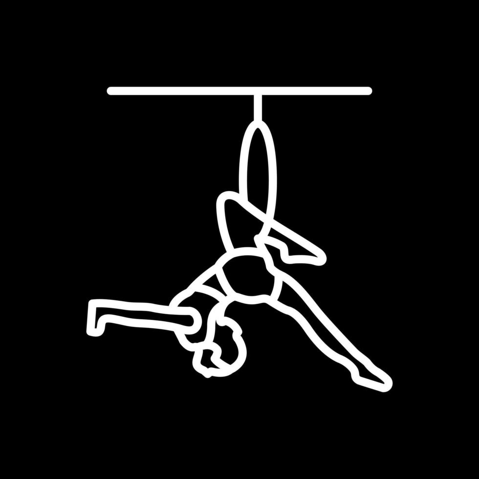 Trapeze Artist Vector Icon Design