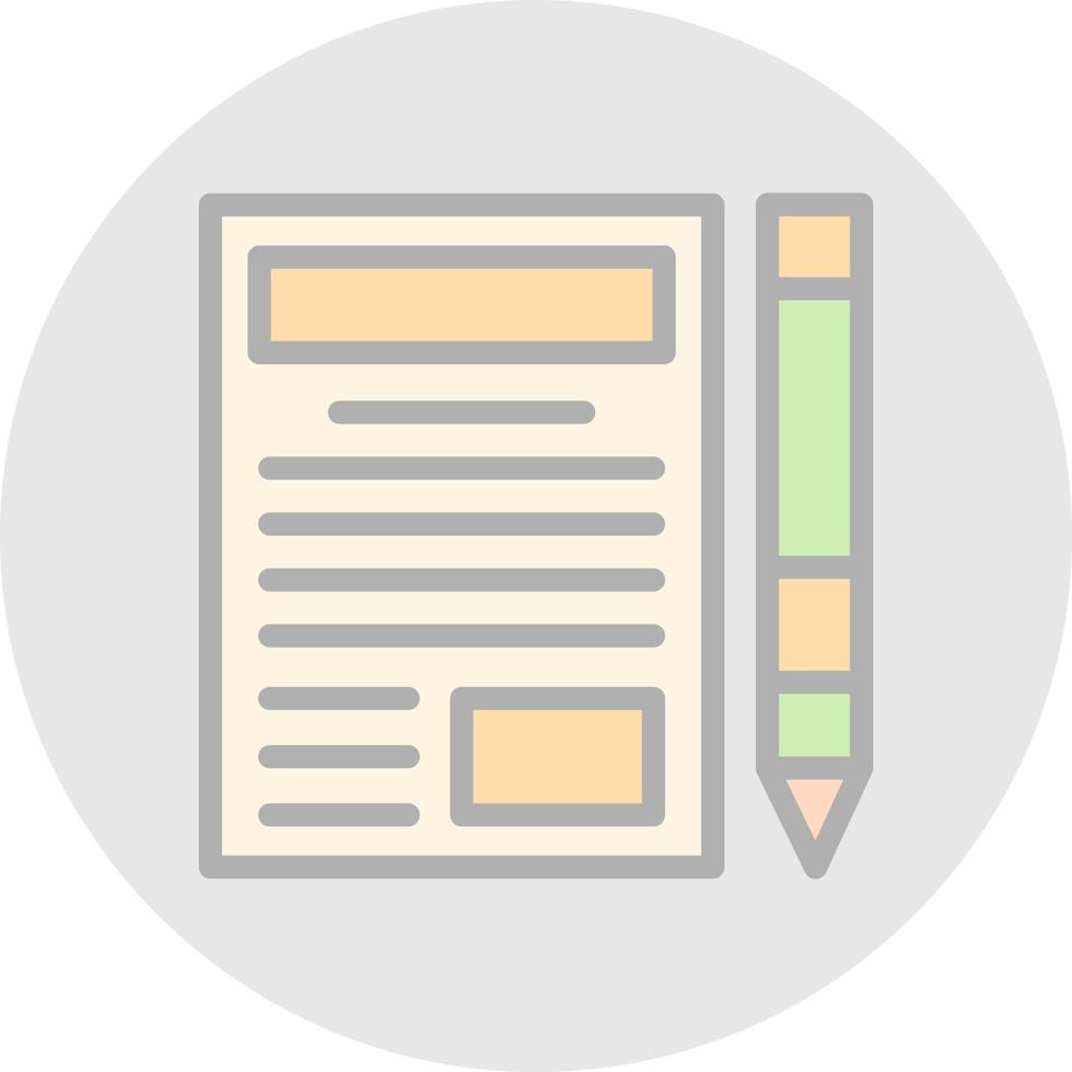 Blogger Vector Icon Design