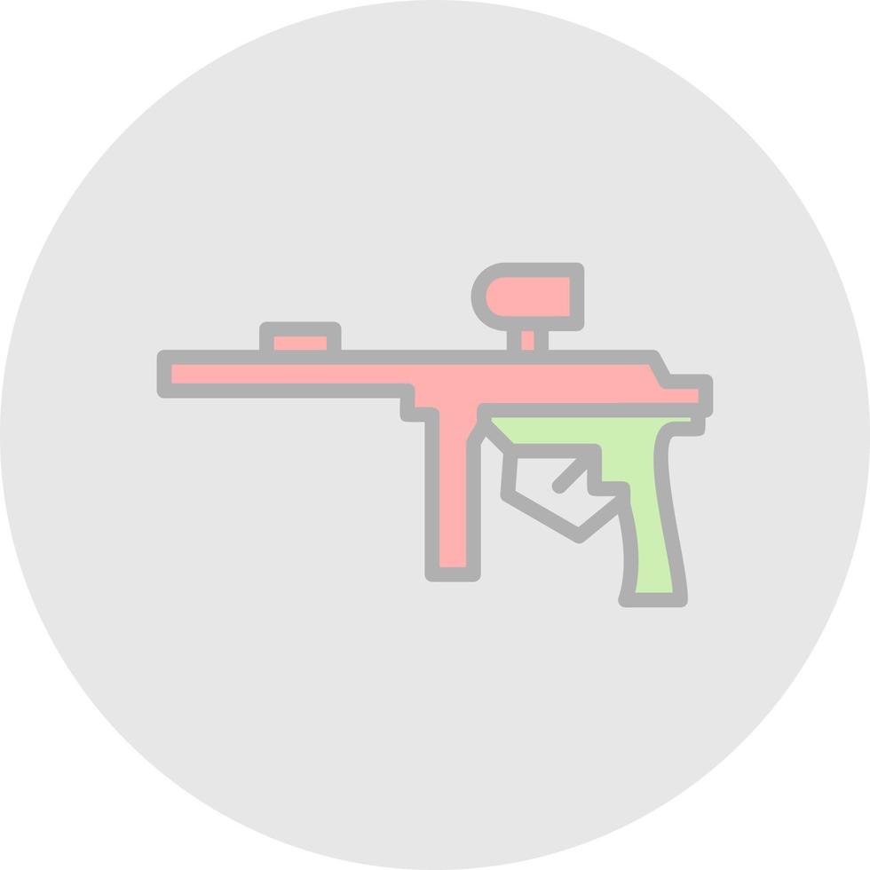 diseño de icono de vector de paintball