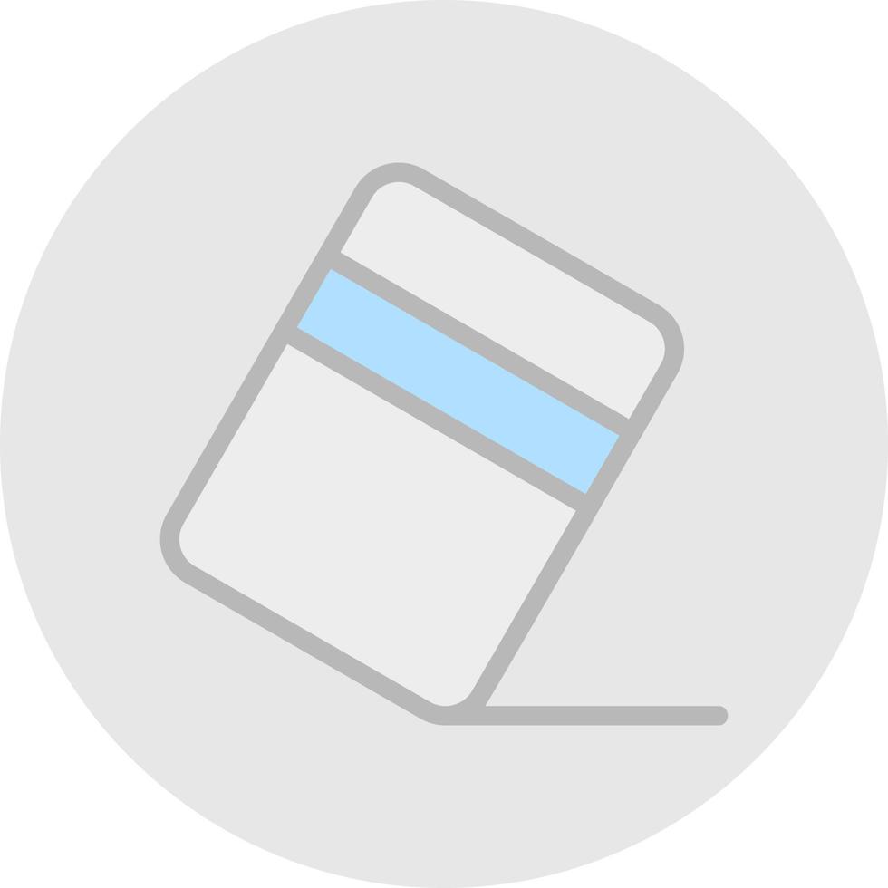 Eraser Vector Icon Design