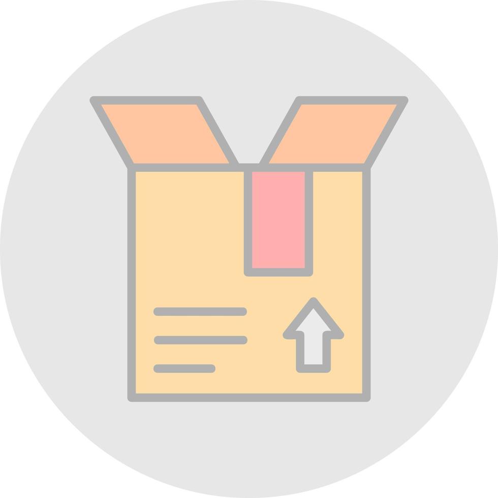 Open Box Vector Icon Design
