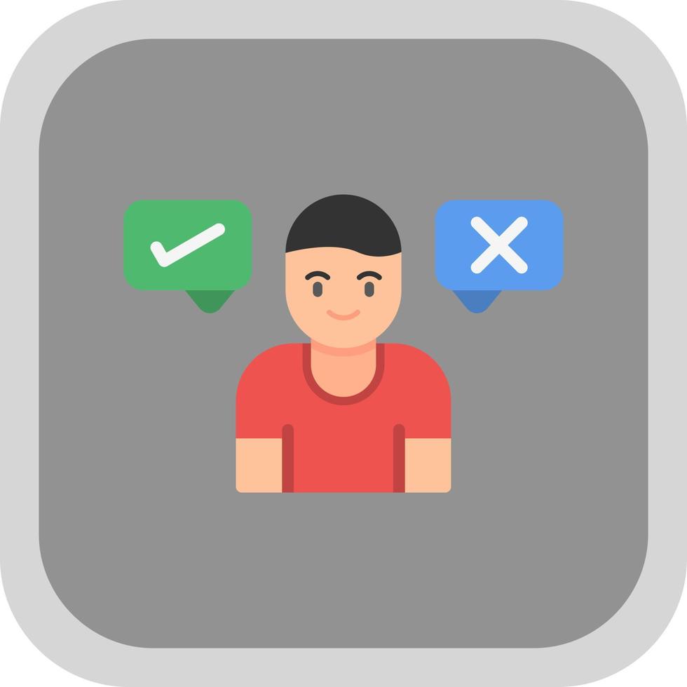 Decision Maker Vector Icon Design