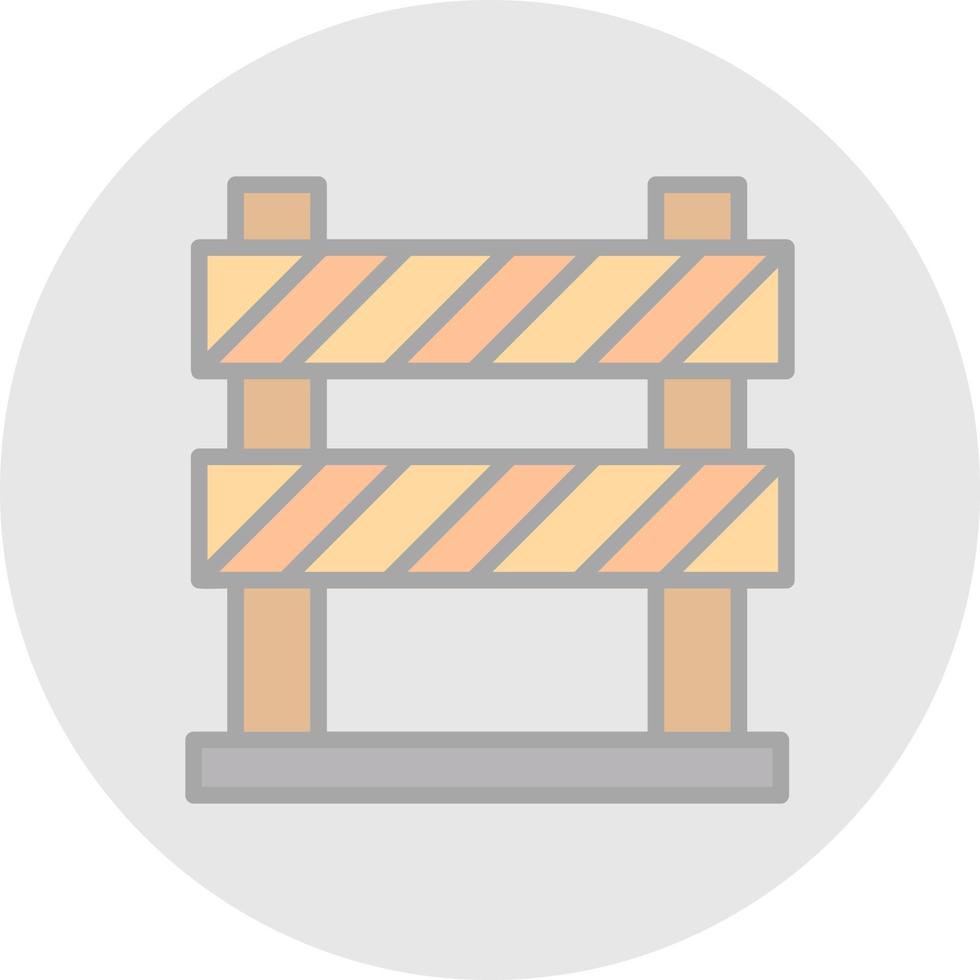 Barrier Vector Icon Design