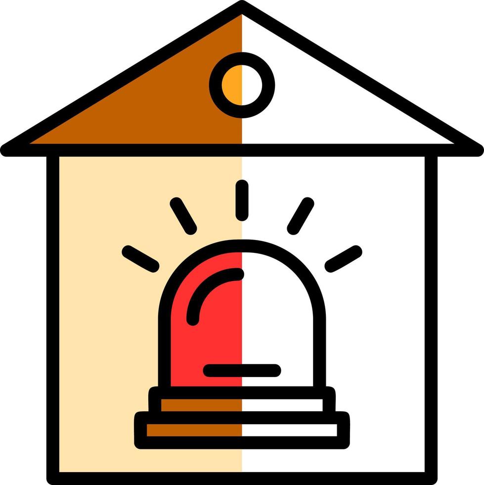 Security Alarm Vector Icon Design