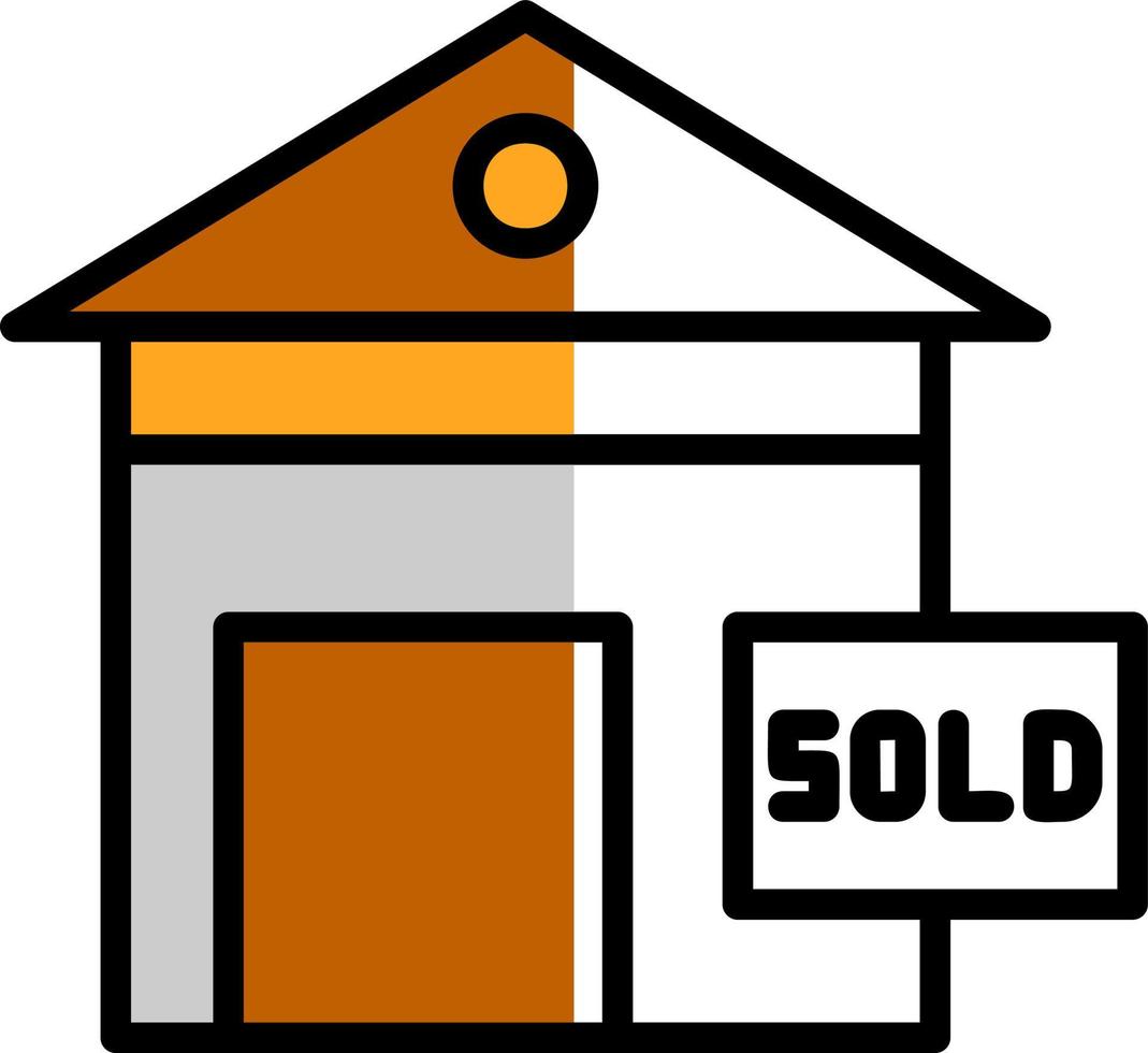 Sold Vector Icon Design