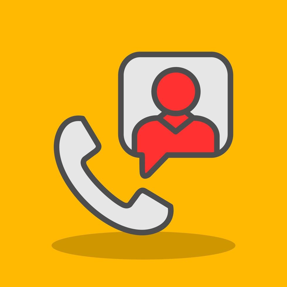 Cold Calling Vector Icon Design