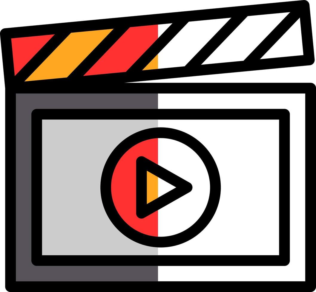 Video Making Vector Icon Design