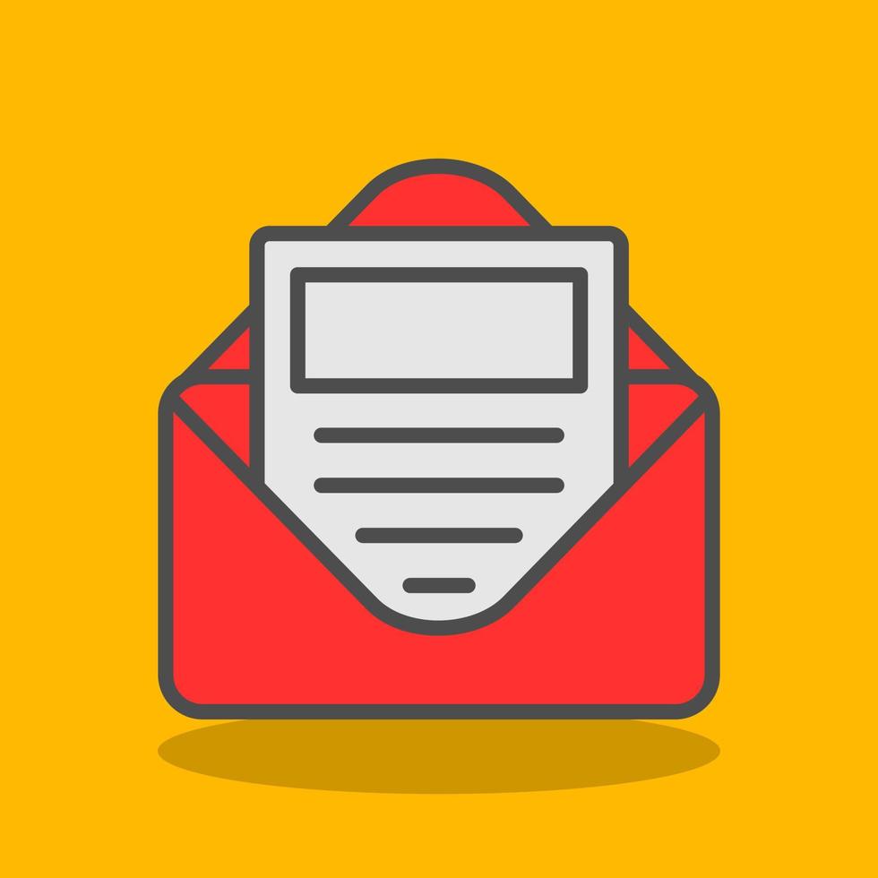 E Newsletter Vector Icon Design