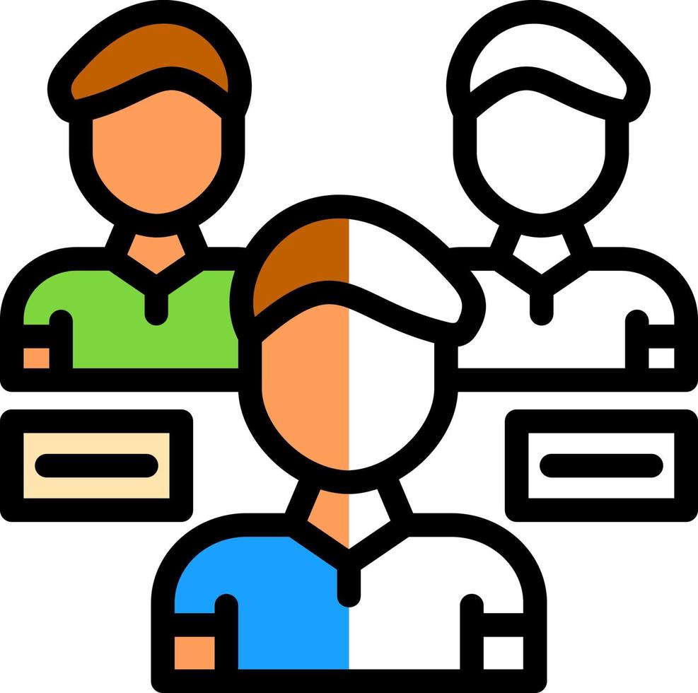 Audience Vector Icon Design