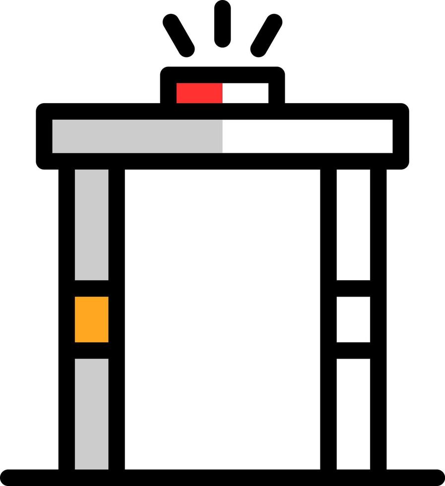 Metal Detector Vector Icon Design