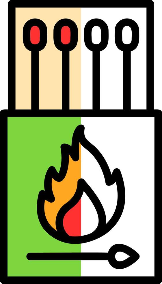 Matches Vector Icon Design