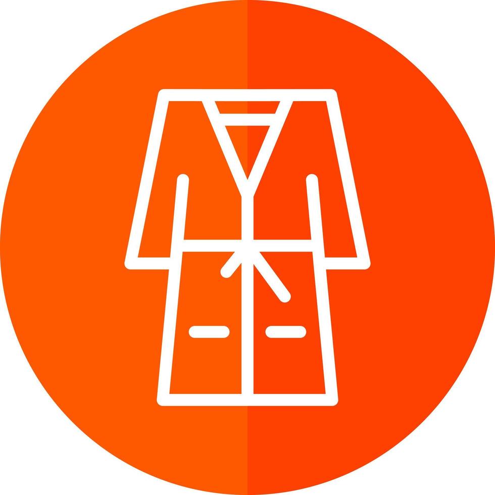 Bath Robe Vector Icon Design