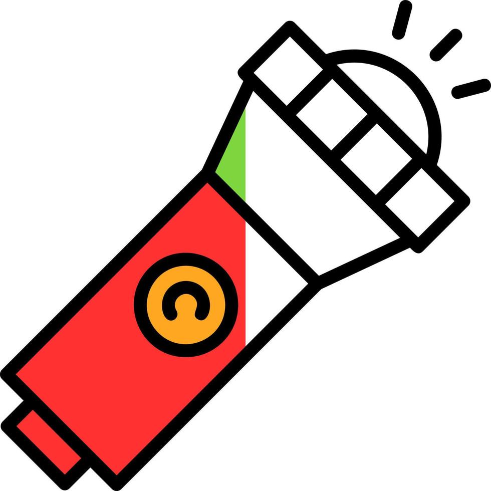 Torch Vector Icon Design