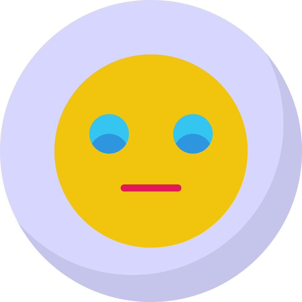 Flushed Vector Icon Design