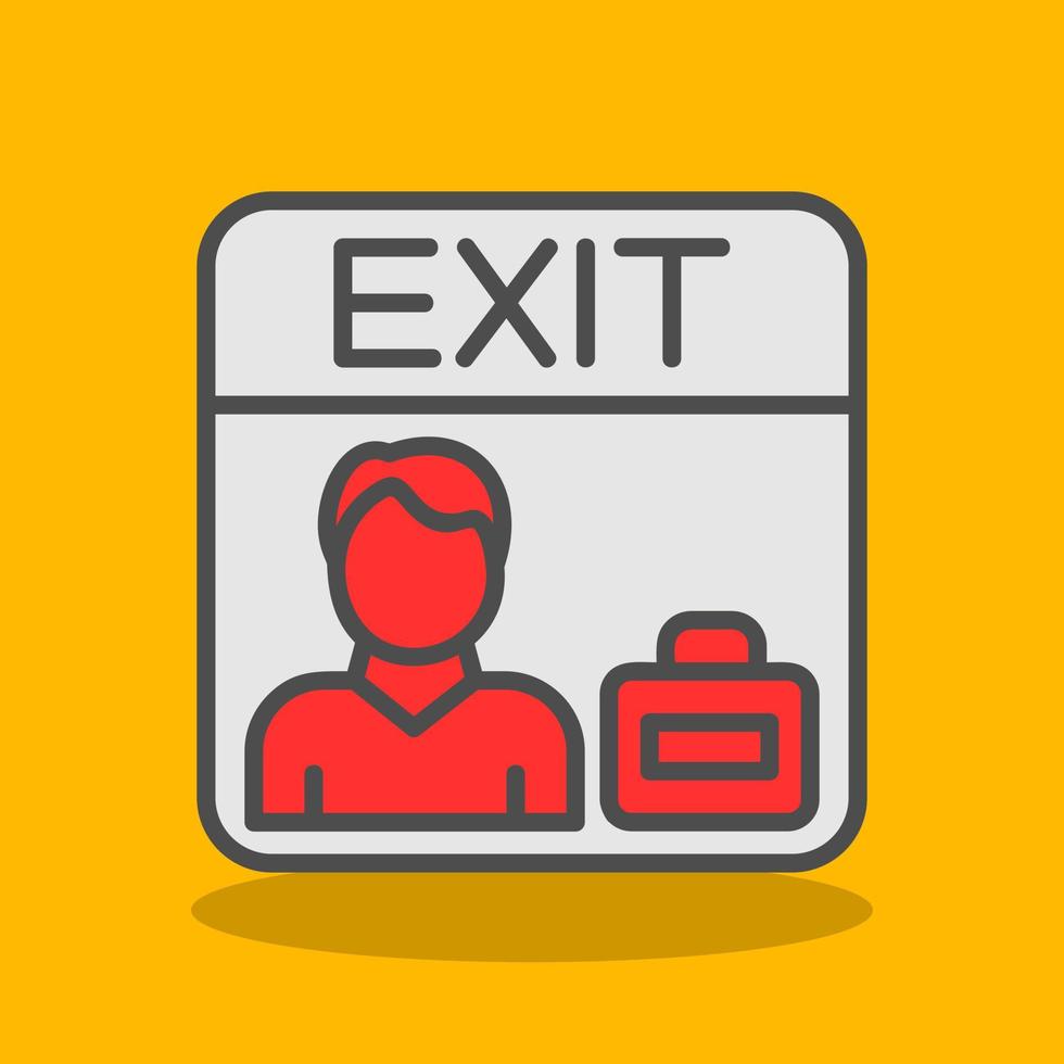 Exit Interview Vector Icon Design