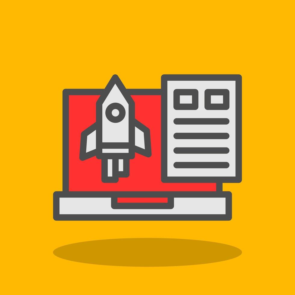 Launch Vector Icon Design