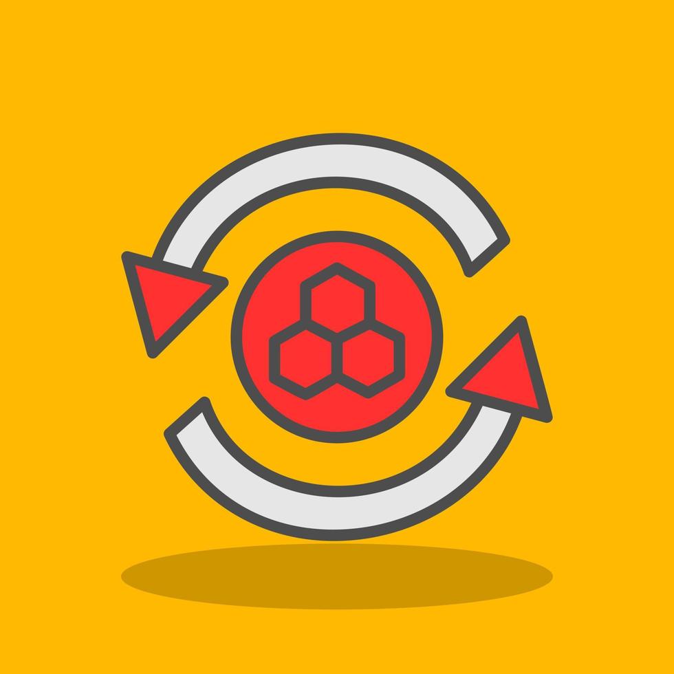 Cell Reprogramming Vector Icon Design