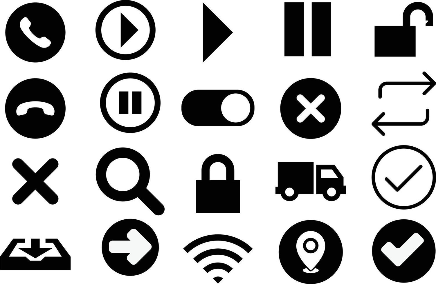 vector icon set