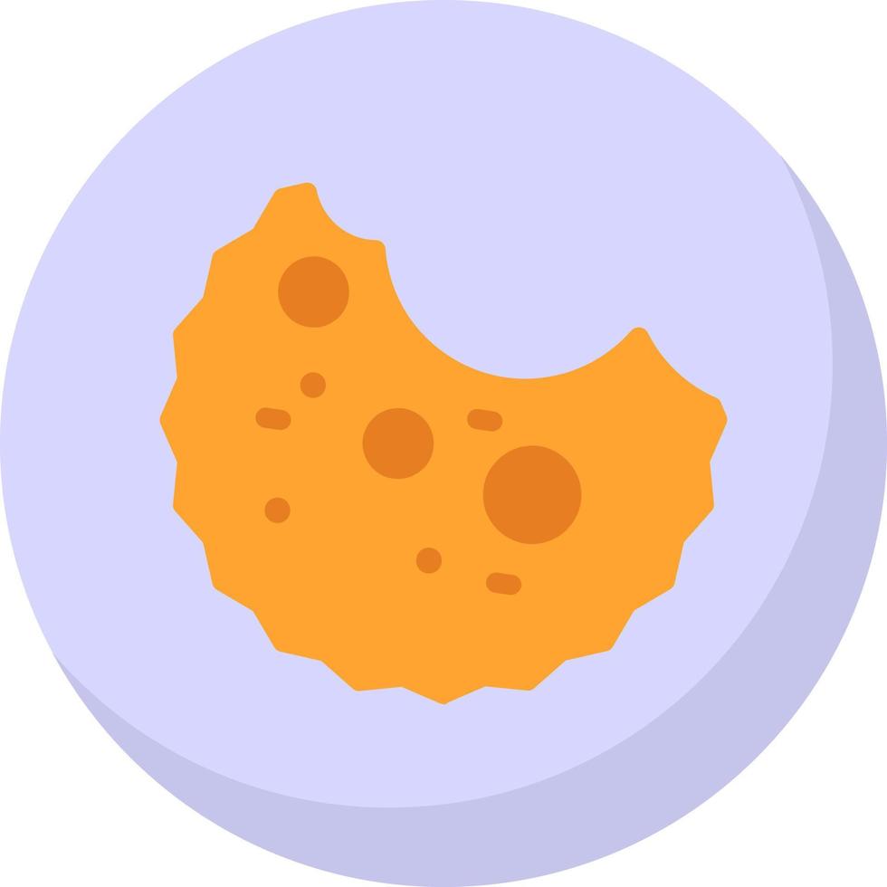 Cookie Bite Vector Icon Design