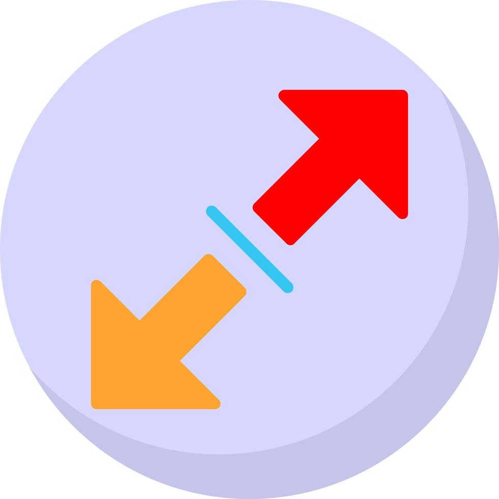 Expand Alt Vector Icon Design