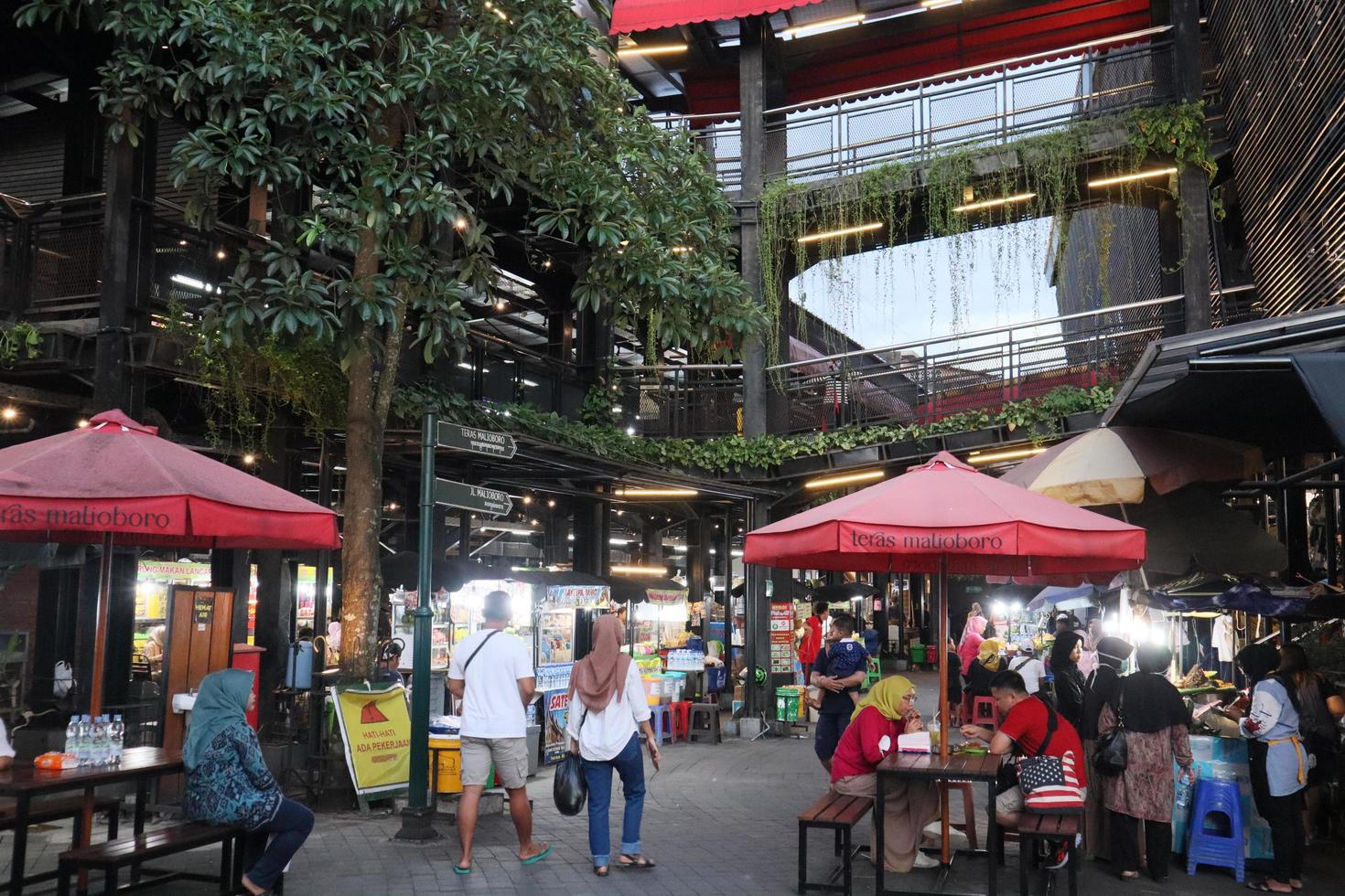 calle comida a el comida Corte foto