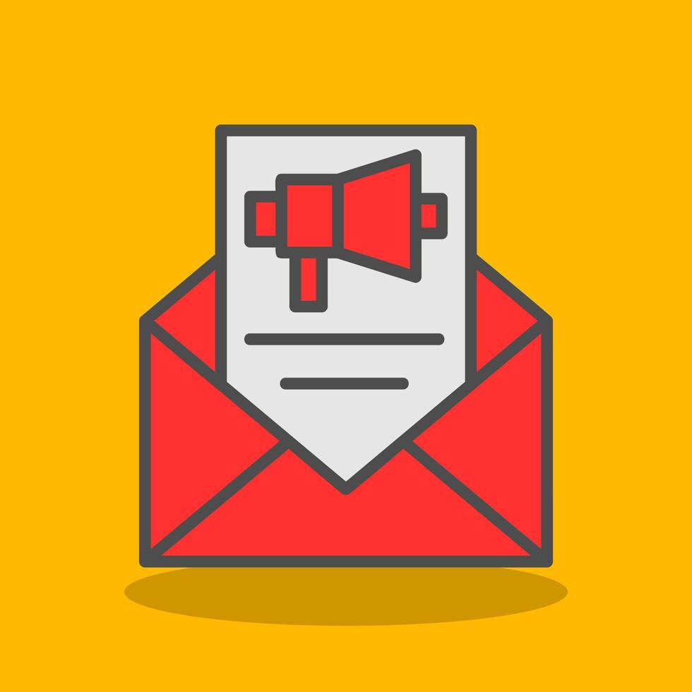 diseño de icono de vector de marketing por correo electrónico