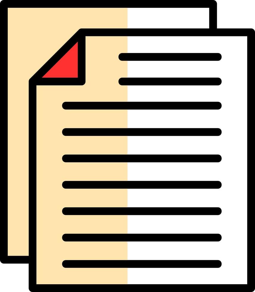 Document Vector Icon Design