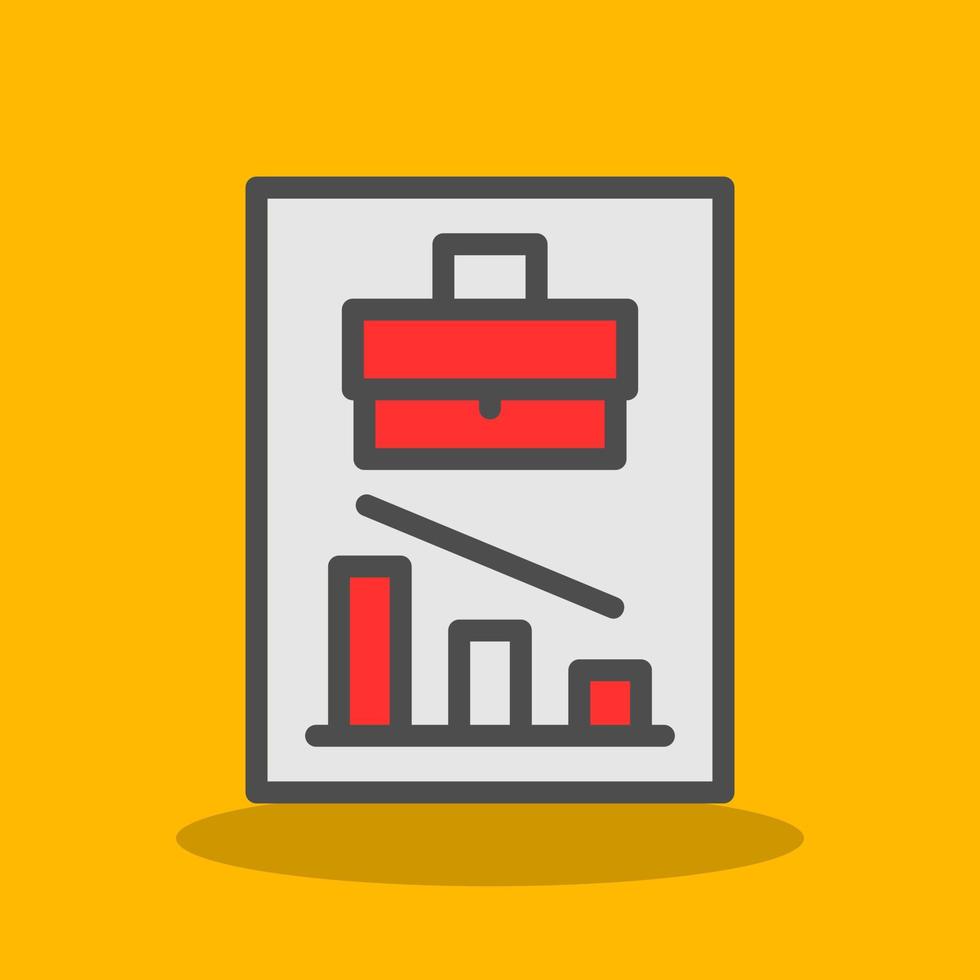Business Fail Vector Icon Design