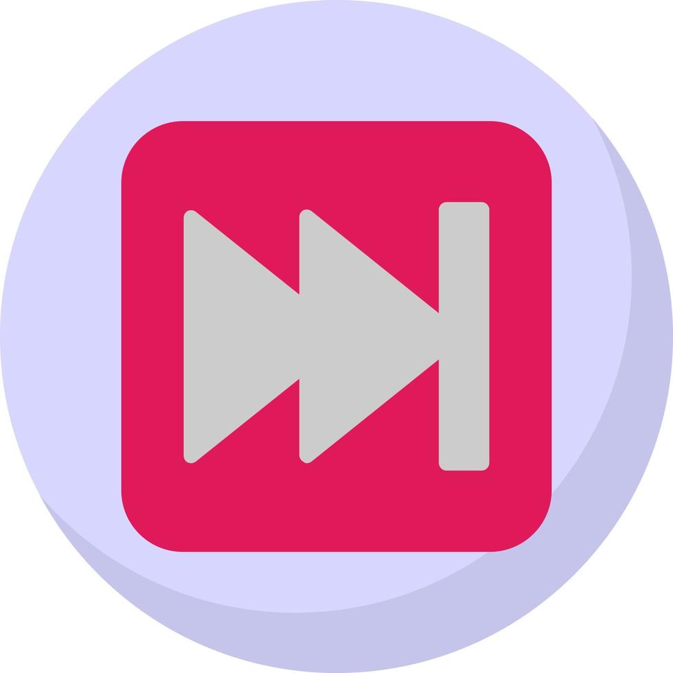 Fast Forward Vector Icon Design