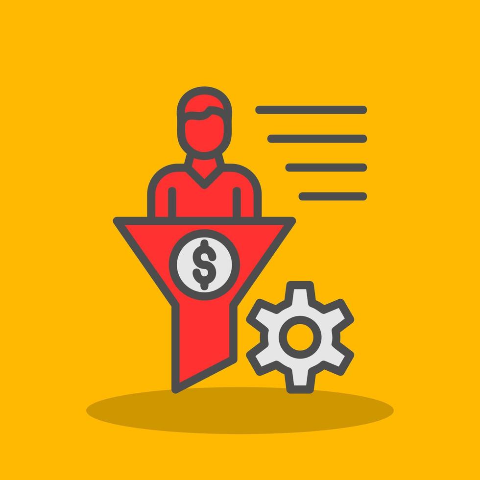 Conversion Rate Vector Icon Design