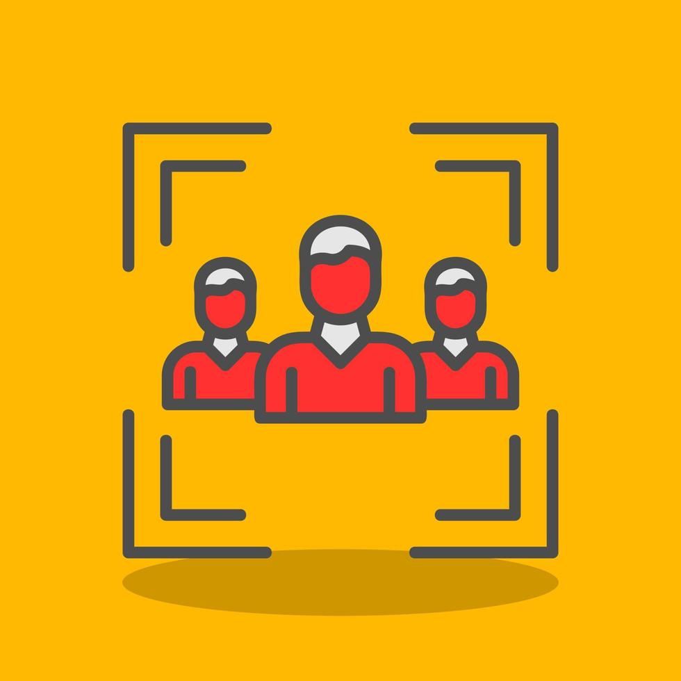 Focus Group Vector Icon Design