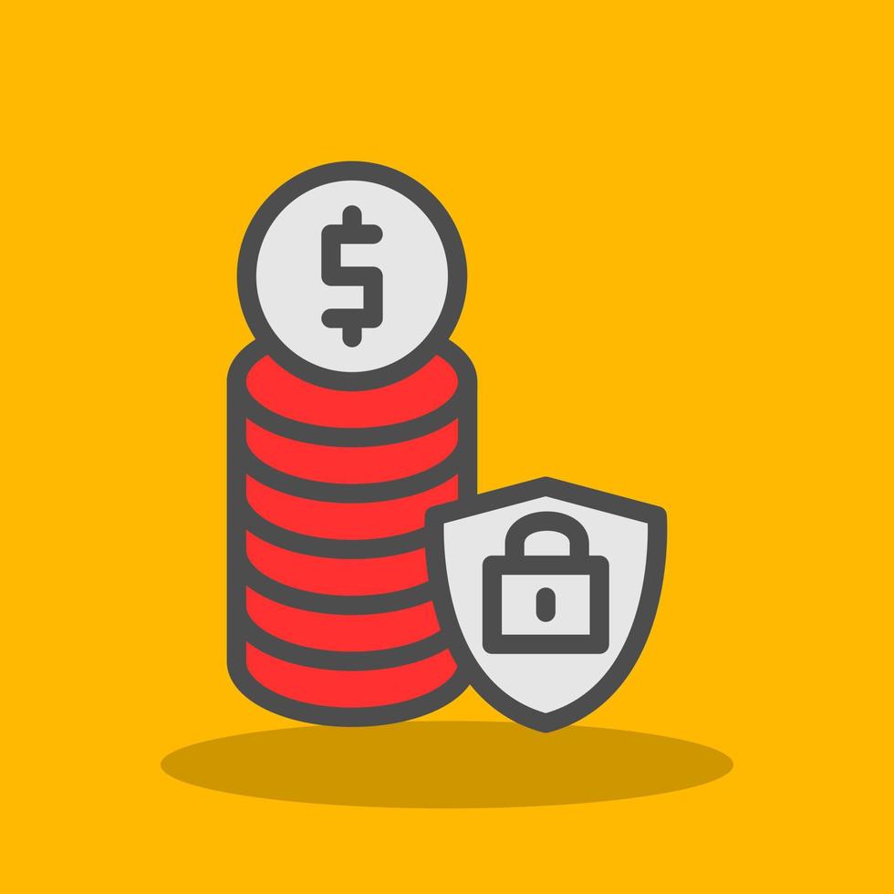 Funds Protection Vector Icon Design