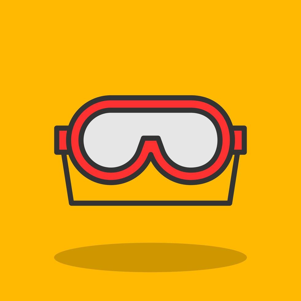 Goggles Vector Icon Design