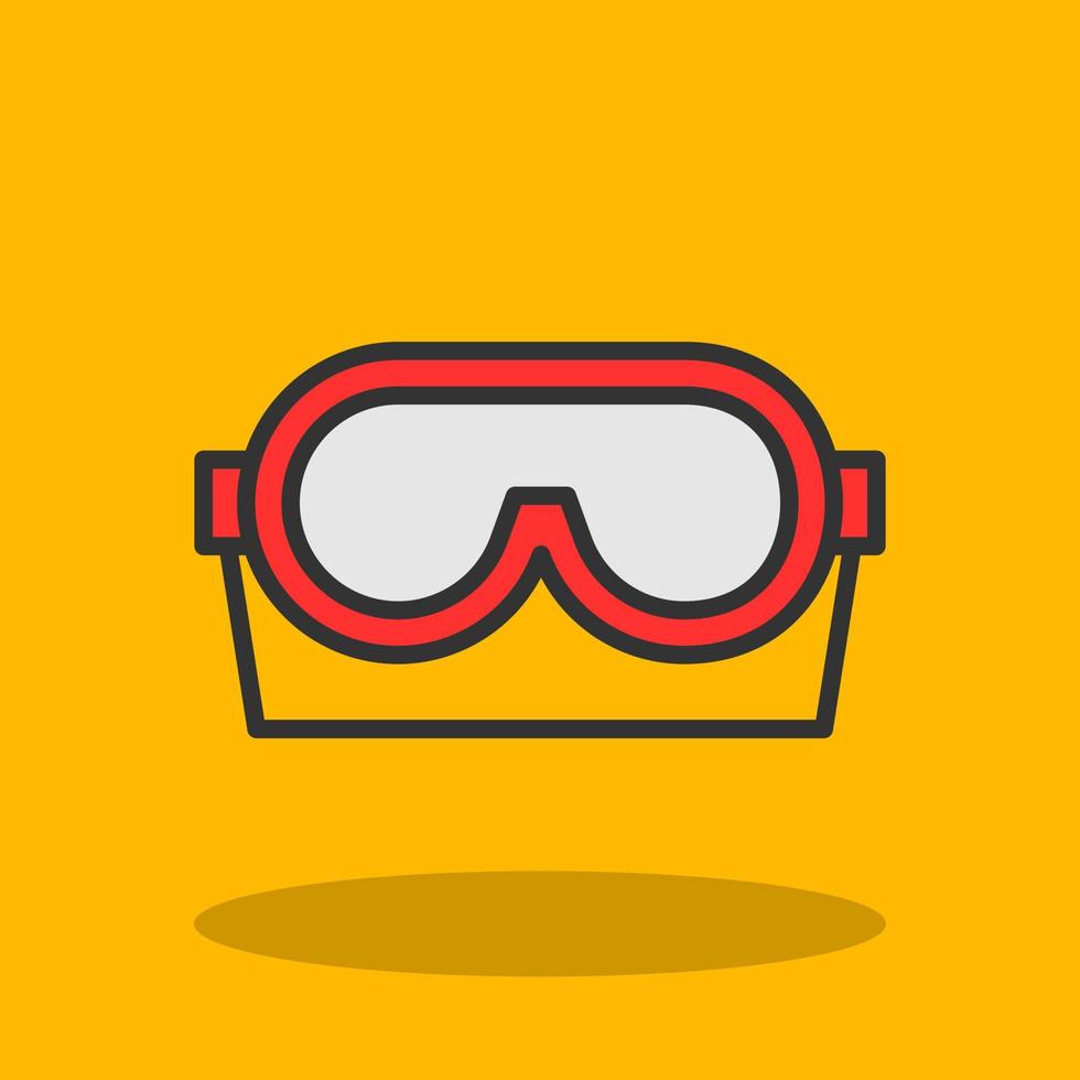 diseño de icono de vector de gafas