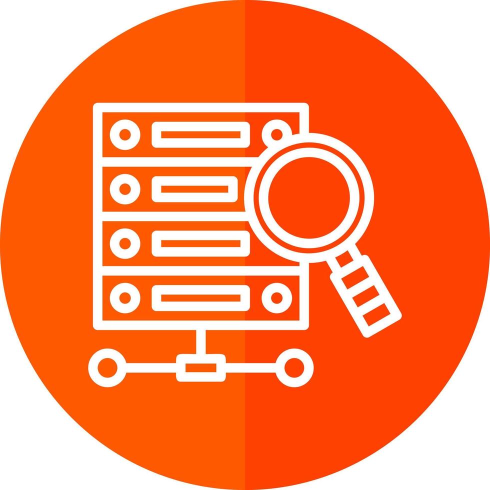 Data Query Vector Icon Design