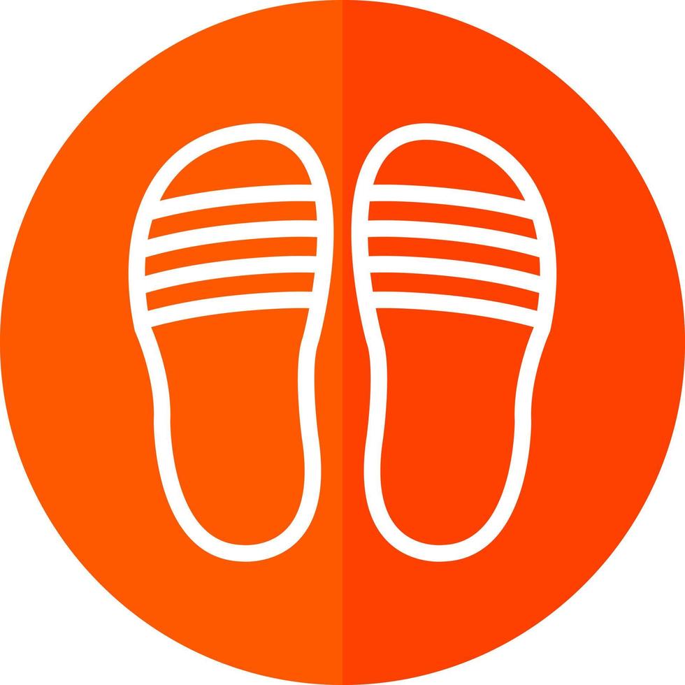 Flip Flop Vector Icon Design