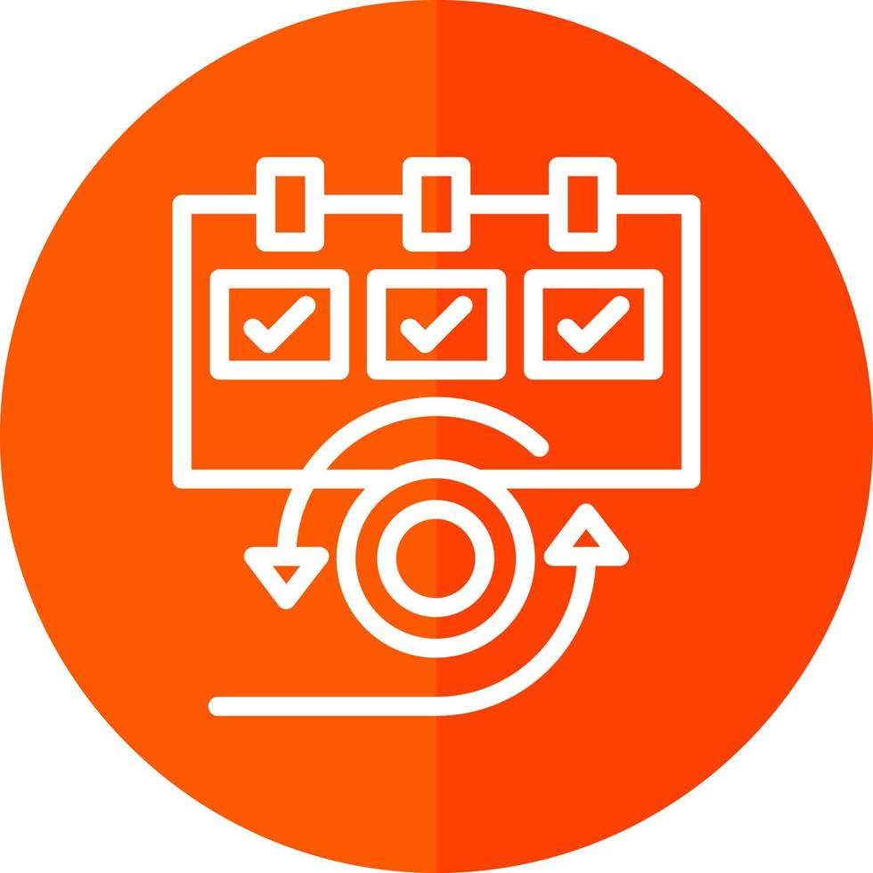 Daily Scrum Vector Icon Design